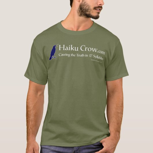 De Haiku Crow T-shirt (Voorkant)