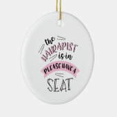 De Hairapist Keramisch Ornament (Rechts)