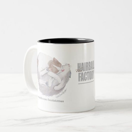 De Hairball Factory 11 oz. Mok (Voorkant links)