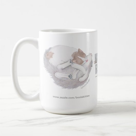 De Hairball Factory 15 oz. Mok (Links)