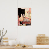 De hairdresser - Vintage Image Poster (Keuken)