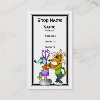 De hairdresser visitekaartje