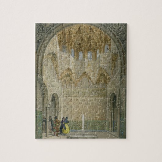 De hal van de Abencerrages, de Alhambra, Granad Legpuzzel (Verticaal)