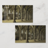 De hal van de messengerzaal, Mont St. Michel, Fran Visitekaartje (Voorkant / Achterkant)