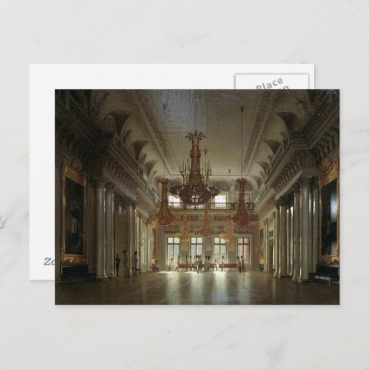 De Hall of the Field Marshal in de winter Briefkaart (Voorkant / Achterkant)