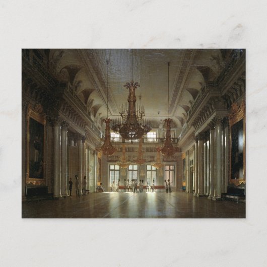 De Hall of the Field Marshal in de winter Briefkaart (Voorkant)