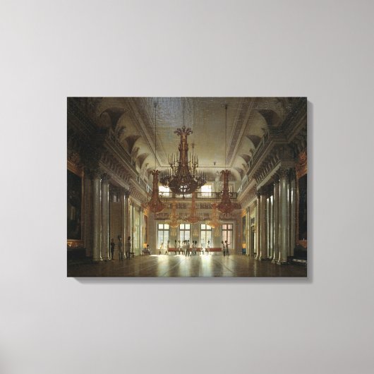 De Hall of the Field Marshal in de winter Canvas Afdruk (Voorkant)