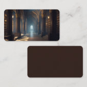 De hallen van het oude kennis Bladwijzer Visitekaartje (Voorkant / Achterkant)