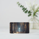 De hallen van het oude kennis Bladwijzer Visitekaartje (Staand voorkant)