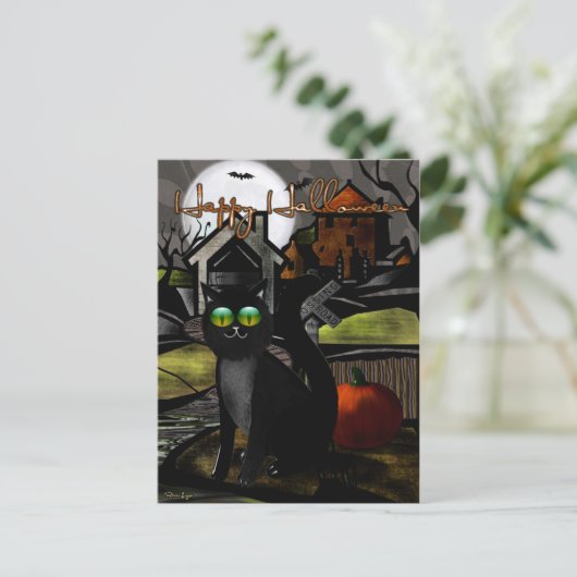 De HALLOEEN VAN DE HALLOWEN VAN DE HULPVOLK Briefkaart (Staand voorkant)