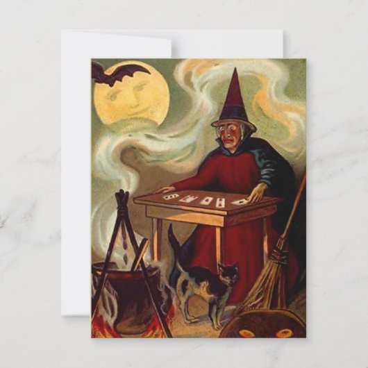 DE HALLOEEN VAN DE PARTIJINVITATIE ~ EZ OM AAN TE  KAART (Voorkant)