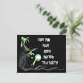 DE HALLOEEN VAN DE PARTIJINVITATIE ~ EZ OM AAN TE  KAART (Staand voorkant)