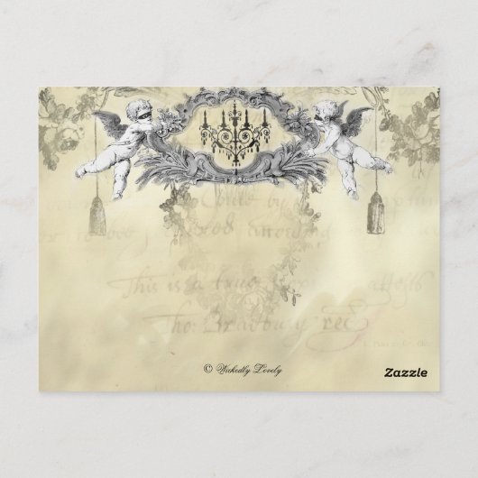 De halloween-bal briefkaart (Achterkant)