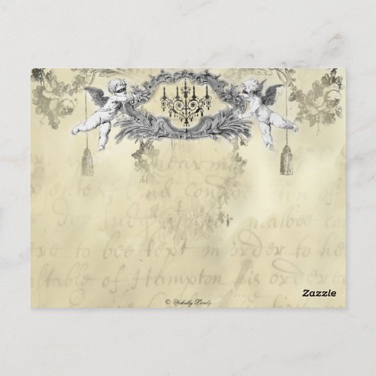 De halloween-bal briefkaart (Achterkant)