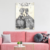 De halloween-bal canvas afdruk (Insitu (Woonkamer))