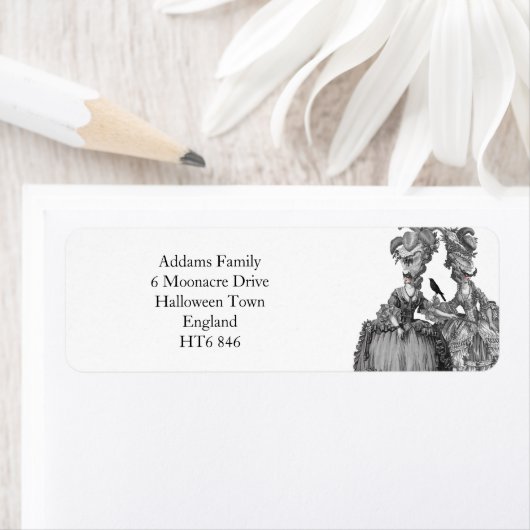 De halloween bal etiket (Insitu)