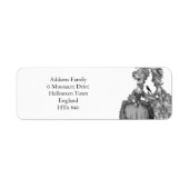 De halloween bal etiket (Voorkant)