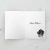 De halloween-bal kaart (Binnen)