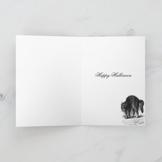 De halloween-bal kaart (Binnen)