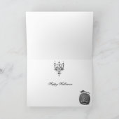 De halloween-bal kaart (Binnen)