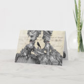 De halloween-bal kaart (Voorkant)