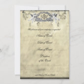 De halloween-bal kaart (Achterkant)