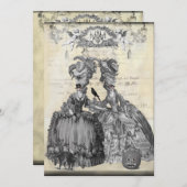 De halloween-bal kaart (Voorkant / Achterkant)