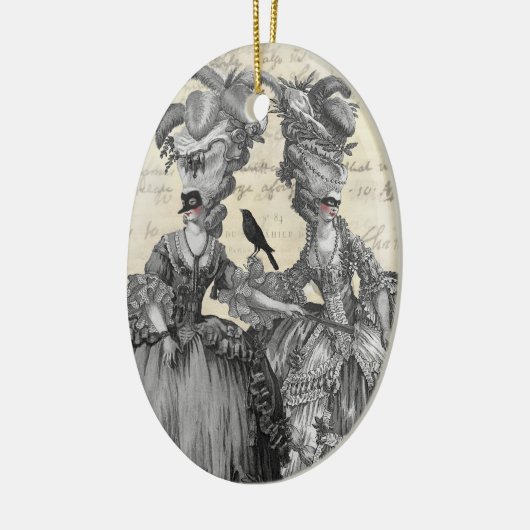 De halloween-bal keramisch ornament (Links)