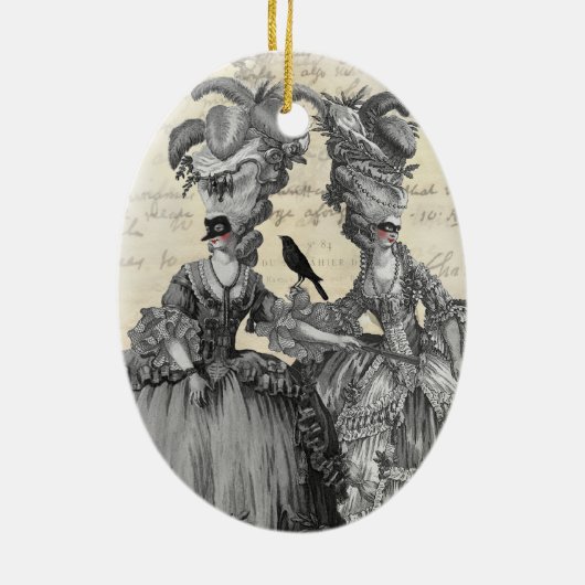 De halloween-bal keramisch ornament (Achterkant)