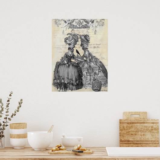 De halloween-bal poster (Keuken)