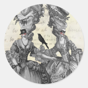 De halloween-bal ronde sticker