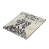 De halloween-bal tegeltje (Zijkant)