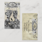 De halloween-bal visitekaartje (Voorkant / Achterkant)