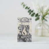 De halloween-bal visitekaartje (Staand voorkant)