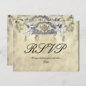 De Halloween Ball RSVP Uitnodiging Briefkaart (Voorkant / Achterkant)