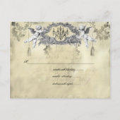 De Halloween Ball RSVP Uitnodiging Briefkaart (Achterkant)