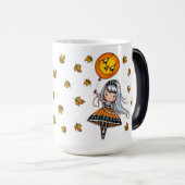 De Halloween-ballon stoot de Magische Mok (Voorkant rechts)