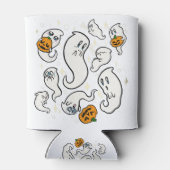 De Halloween Boo Crew - Ghost Party Blikjeskoeler (Achterkant)