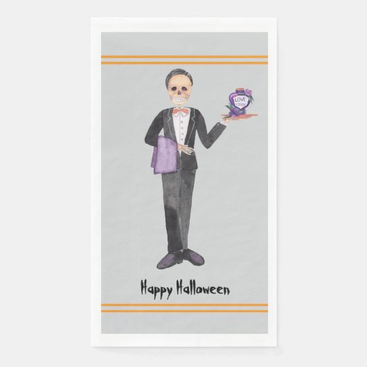 De Halloween Butler Servet (Voorkant)