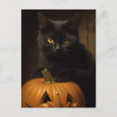 De Halloween Cat Briefkaart (Voorkant)