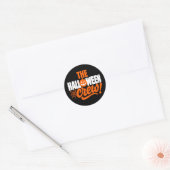 De Halloween Crew Design Ronde Sticker (Envelop)