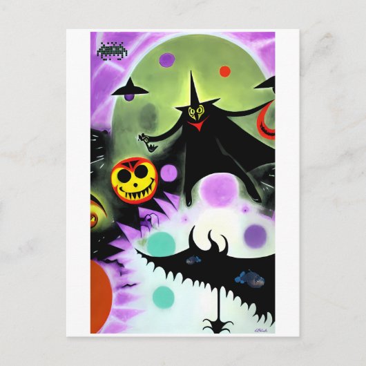 De Halloween Droom Briefkaart (Voorkant)