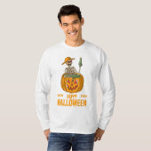 De Halloween duisternis verbergt meedogenloze weze T-shirt (Voorkant volledig)