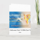 De Halloween Fairy Kaart (Achterkant)
