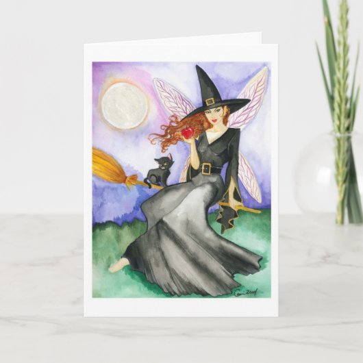 De Halloween Fairy Kaart (Voorkant)