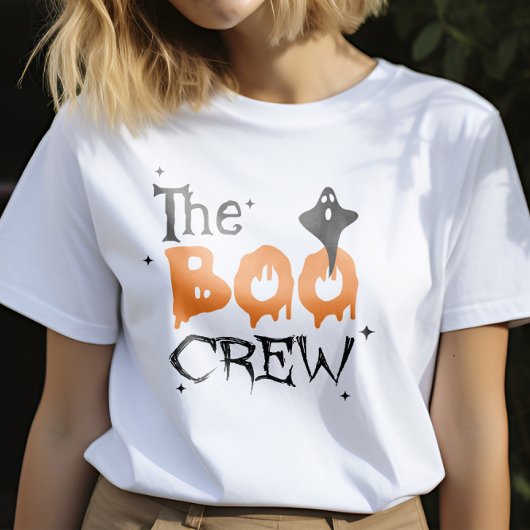 De Halloween-familie van de Boo Crew T-shirt