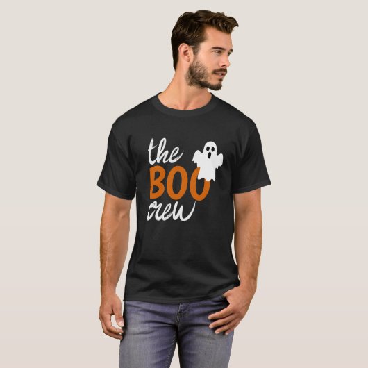 De Halloween-familie van de Boo Crew T-shirt (Voorkant volledig)