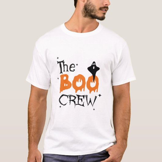 De Halloween-familie van de Boo Crew T-shirt (Voorkant)