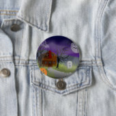 De Halloween Fog - Ronde Button 7,6 Cm (In situ)