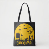 De Halloween Gatekeeper Canvas tas (Voorkant)